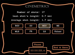 Cinemetrics UI